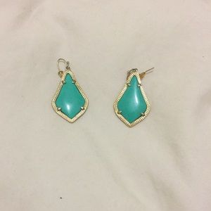 Kendra Scott Alex Drop Earrings in Teal